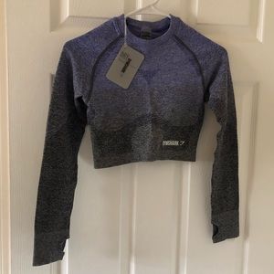 Gymshark Ombré seamless crop top